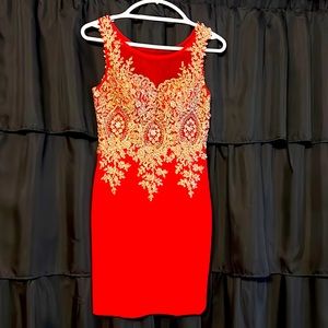 Dancing Queen Red small Prom Dress Homecoming Dress short dress